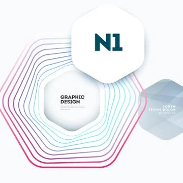 Abstract design of colourful vector elements for modern background with soft Stock Illustration