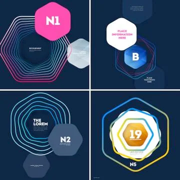 Abstract design of colourful vector elements for modern background with soft 스톡 일러스트