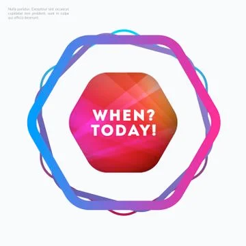 Abstract design of colourful vector elements for modern background with soft 스톡 일러스트