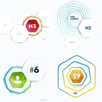 Abstract design of colourful vector elements for modern background with soft Illustrazione stock