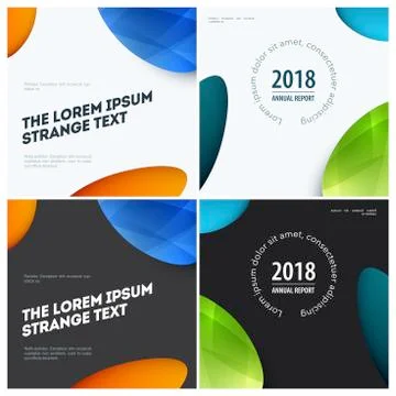 Abstract design of colourful vector elements for modern background with soft Stock Illustration