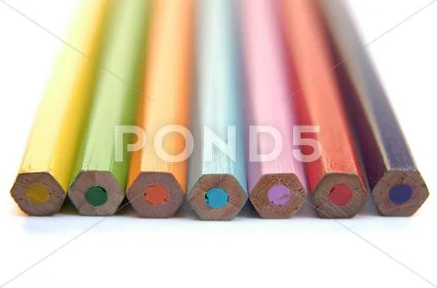 Abstract design crayons paint crayon colours Stock Photos