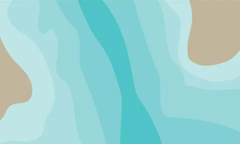 Abstract Design Creativity Background of Blue Waves Stock Illustration