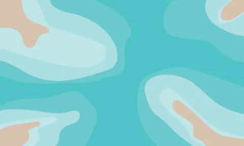 Abstract Design Creativity Background of Blue Waves Stock Illustration