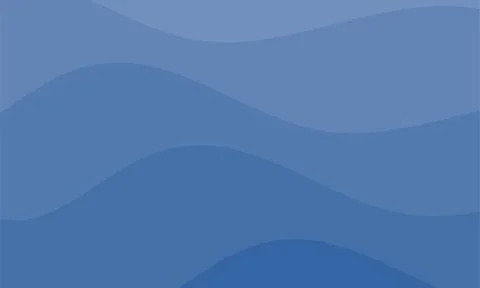 Abstract Design Creativity Background of Blue Waves Illustrazione stock