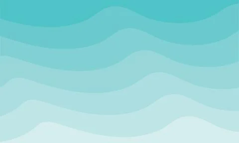 Abstract Design Creativity Background of Blue Waves Illustrazione stock