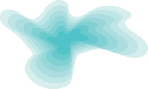 Abstract Design Creativity Background of Blue Waves Stock Illustration