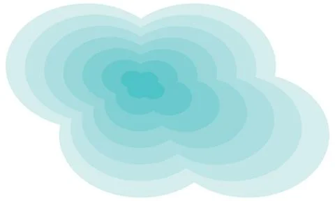 Abstract Design Creativity Background of Blue Waves Stock Illustration