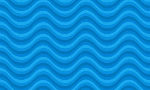 Abstract Design Creativity Background of Blue Waves, Vector Illustration 스톡 일러스트