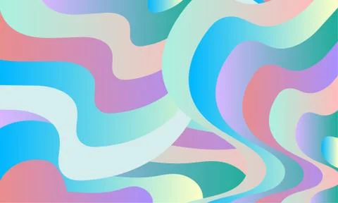 Abstract Design Creativity Background of gradient Wave colors Stock Illustration
