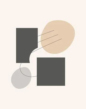 Abstract design with doodles Stock Illustration