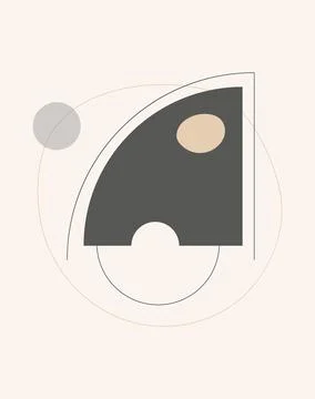 Abstract design with doodles Stock Illustration