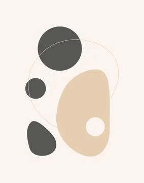 Abstract design with doodles Stock Illustration