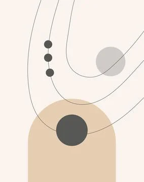 Abstract design with doodles Stock Illustration