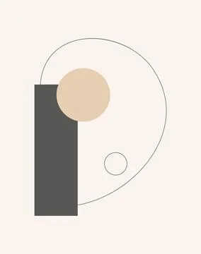Abstract design with doodles Stock Illustration