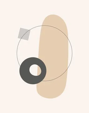 Abstract design with doodles Stock Illustration