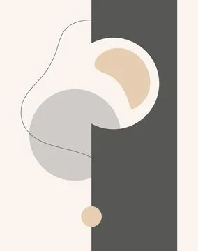 Abstract design with doodles Stock Illustration
