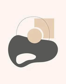 Abstract design with doodles Stock Illustration