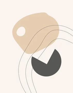Abstract design with doodles Stock Illustration