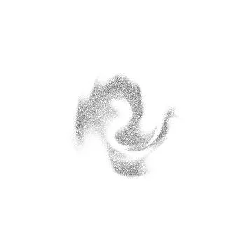 Abstract design with dotted and grainy textures in black and white on a white Stock Illustration