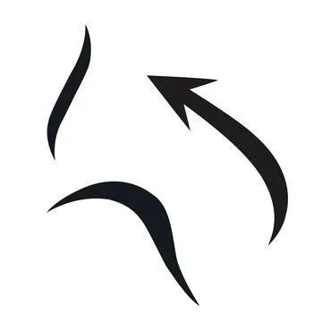 Abstract Design with Dynamic Arrows Stock Illustration