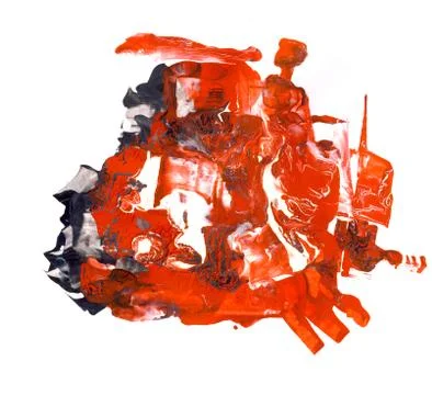 Abstract design element isolated on white Stock Illustration