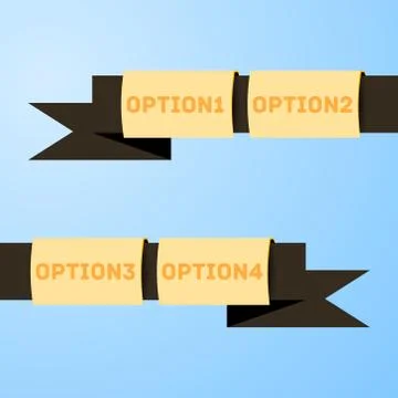 Abstract design element template Illustrazione stock