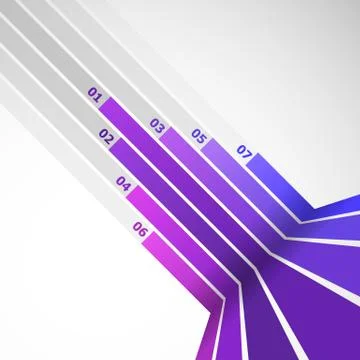 Abstract design element with violet lines Stock Illustration