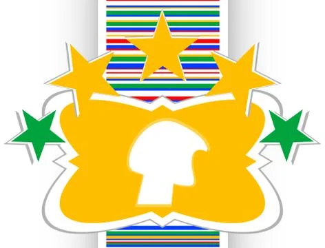 Abstract design elements - icon or button sign Stock Illustration