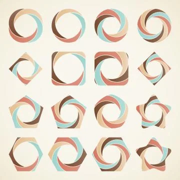 Abstract design elements, Illustrazione stock