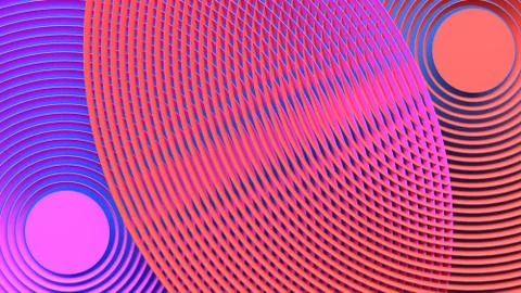 Abstract design of the elements of a round shape as a background イラスト素材