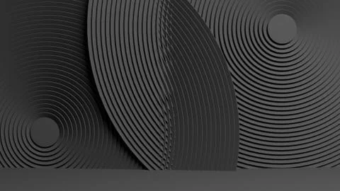 Abstract design of the elements of a round shape as a background Stock Illustration