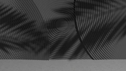 Abstract design of the elements of a round shape as a background Illustrazione stock