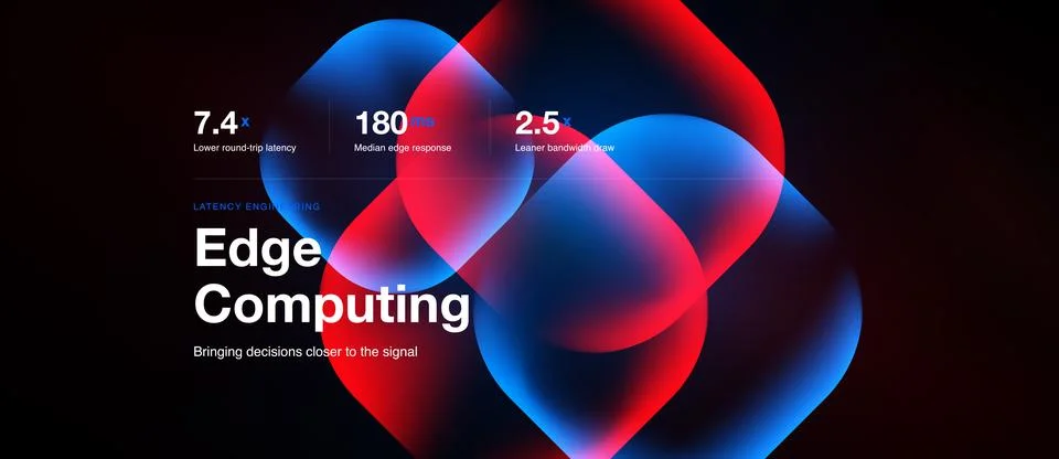 Abstract design features colorful overlapping circles, text highlights edge Stock Illustration