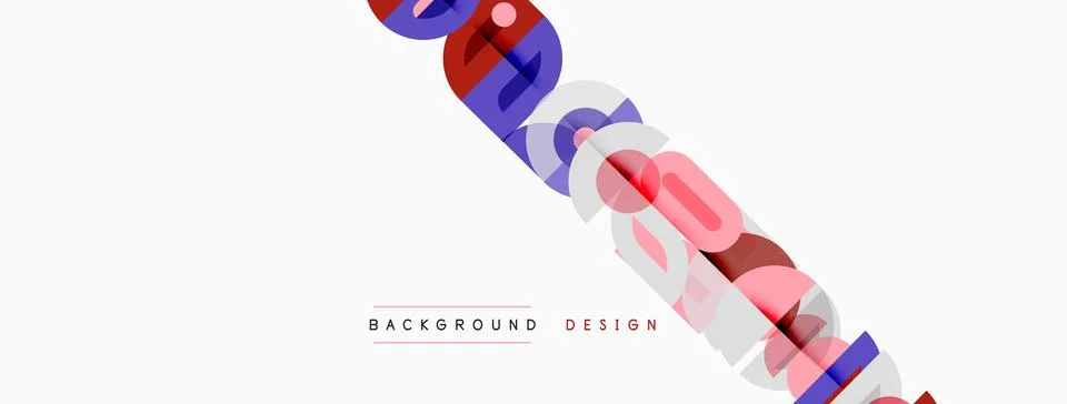 Abstract design features diagonal lines, vibrant colors, text elements. 스톡 일러스트