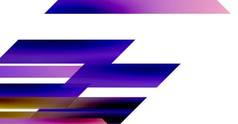 Abstract design features layered purple, pink, gold rectangles. Minimalist イラスト素材