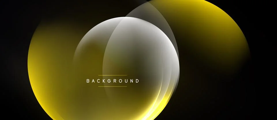 Abstract design features overlapping golden, white layers. Minimalist Stock Illustration