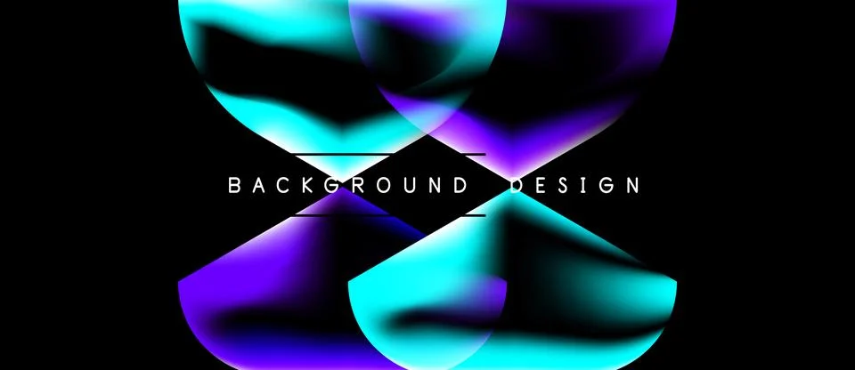 Abstract design features vibrant blue, purple swirls. Bold text reads backg.. Stock-Illustration