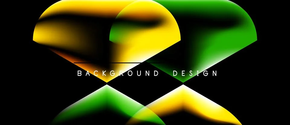 Abstract design features vibrant gradients. Letter X shape dominates compos.. Иллюстрация