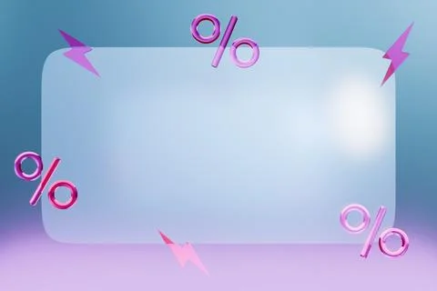 Abstract design featuring decorative elements, ideal for a promotional sale Illustrazione stock