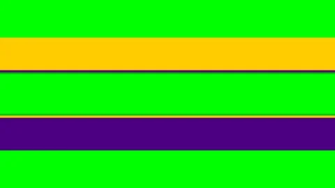 Abstract design featuring horizontal bands of bright green yellow and purple Stock Footage 340900281