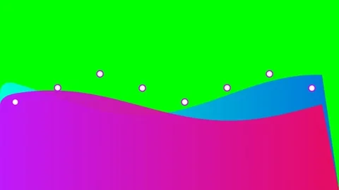 Abstract design featuring vibrant colored curves and scattered white dots Stock Footage 341824437