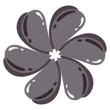 Abstract design flat element illustration Stock Illustration