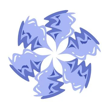 Abstract design flat element illustration Stock Illustration