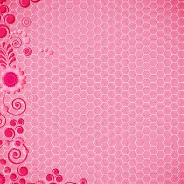 Abstract design floral background. Stock Illustration