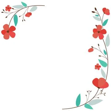 Abstract Design Flower Background Vector Illustration Stock Illustration