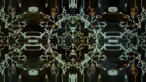 Abstract design with fluid shapes and dark background Stock Footage 339966534