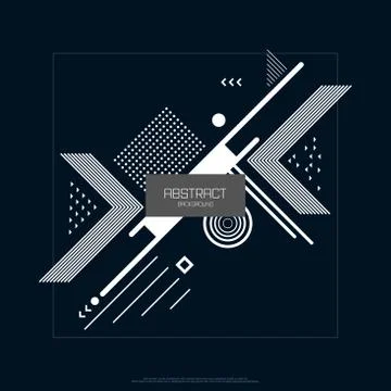 Abstract design geometric element pattern design of cover artwork background. Stock-Illustration