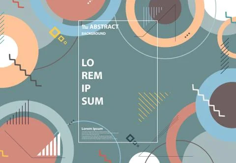 Abstract design of geometric pattern design cover artwork pattern background. Stock Illustration