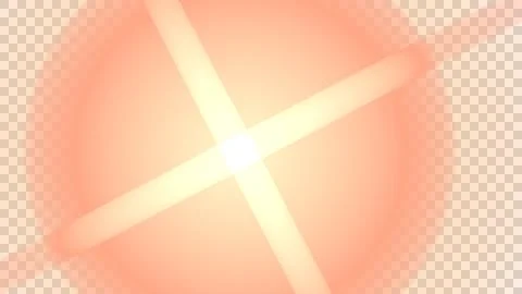 Abstract design with intersecting light rays on a peach background Stock Illustration